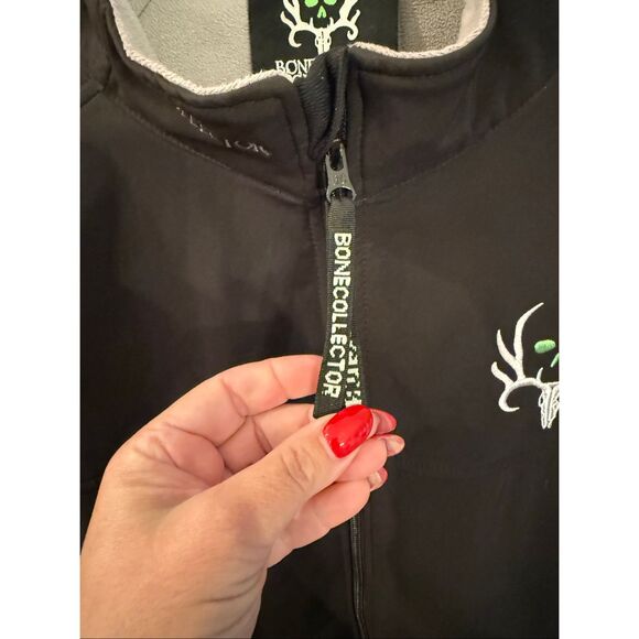 Bone Collector Mens Black Scuba Jacket sz L EUC - Picture 4 of 8